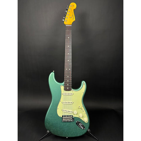 Fender Custom Shop 1963 Stratocaster Journeyman Relic - Faded Sherwood Green Metallic - 