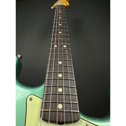 Fender Custom Shop 1963 Stratocaster Journeyman Relic - Faded Sherwood Green Metallic - 