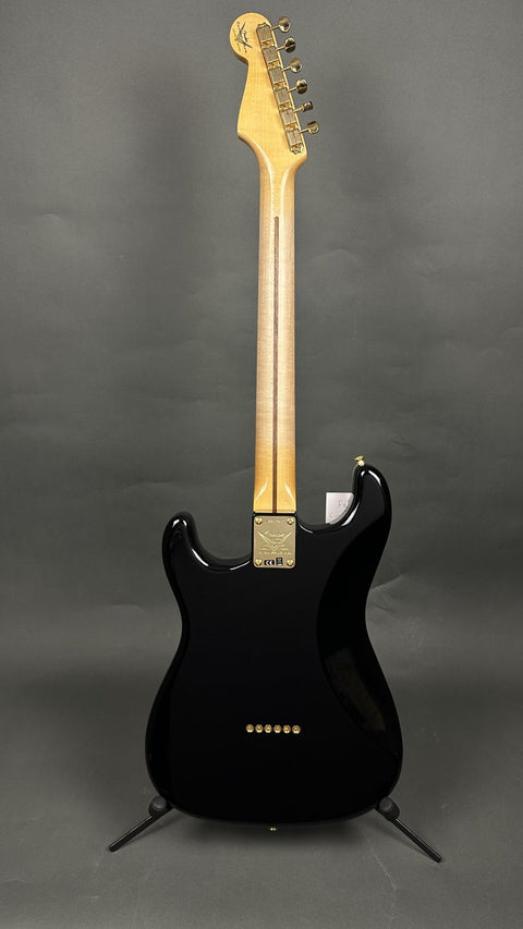 Fender Custom Shop Limited Edition 1954 Stratocaster Hardtail Gold Hardware Deluxe Closet Classic - Black - 