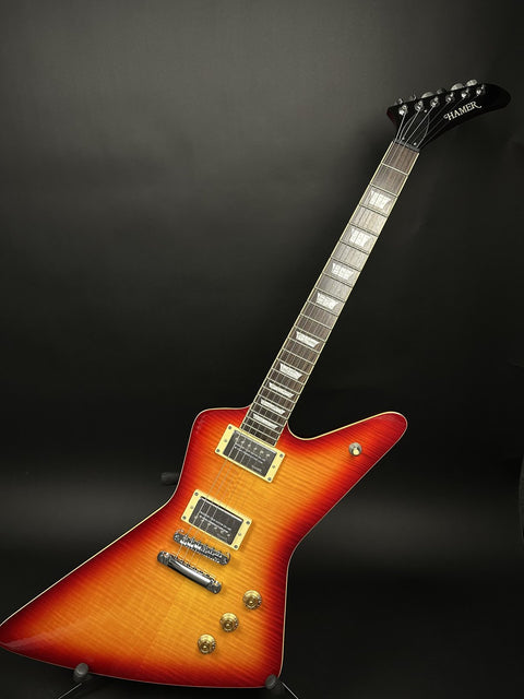 2016 Hamer STDF/CS Standard Flame Top Cherry Sunburst -